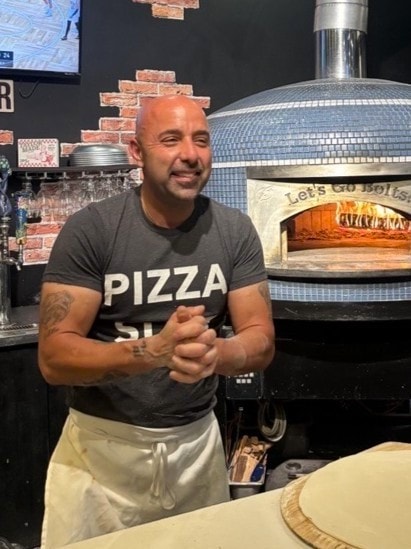Fresh Italian pizza at BRK CTY HQ
